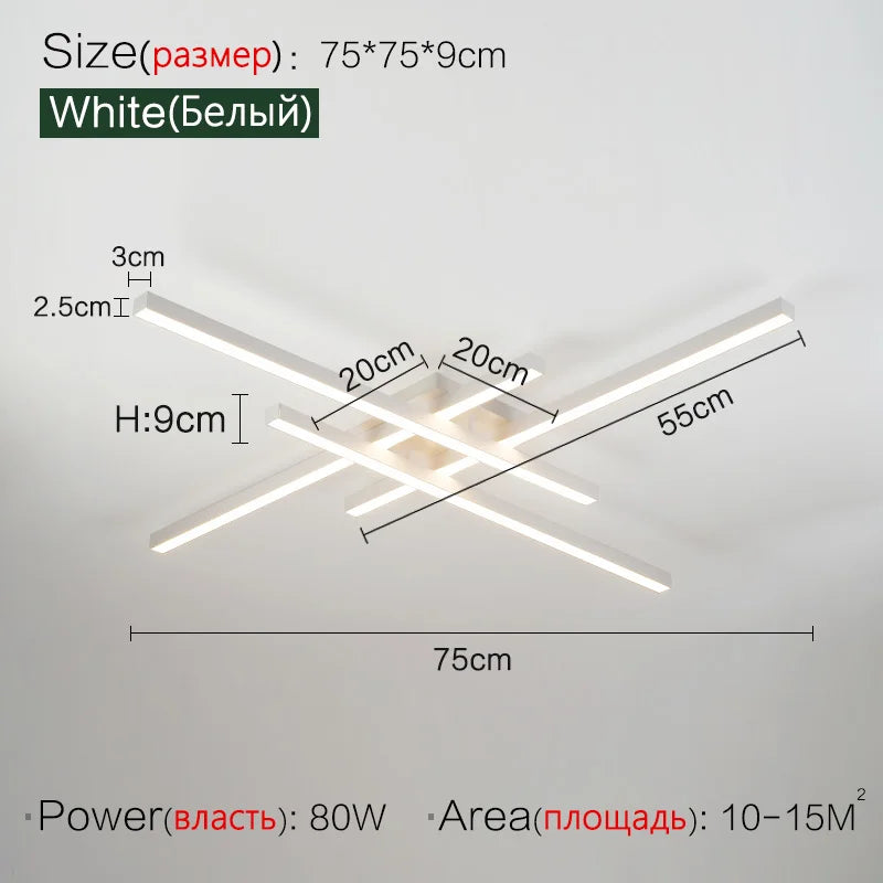 Ceiling light simple modern bedroom  atmosphere duplex villa hall Nordic lamps minimalist living room lamp room ceiling lights