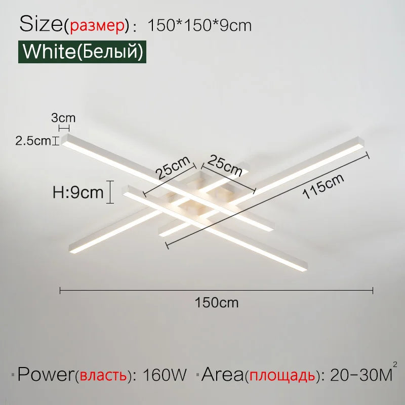 Ceiling light simple modern bedroom  atmosphere duplex villa hall Nordic lamps minimalist living room lamp room ceiling lights