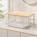 Kitchen Microwave Stand with Drawer, Multifunctional Countertop Organizer Storage Rack, Upright Shelf for Oven, Baking Tools and Kitchen Essentials