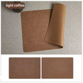 Premium Faux Leather Placemats Heat Resistant Waterproof Double Sided Table Mats