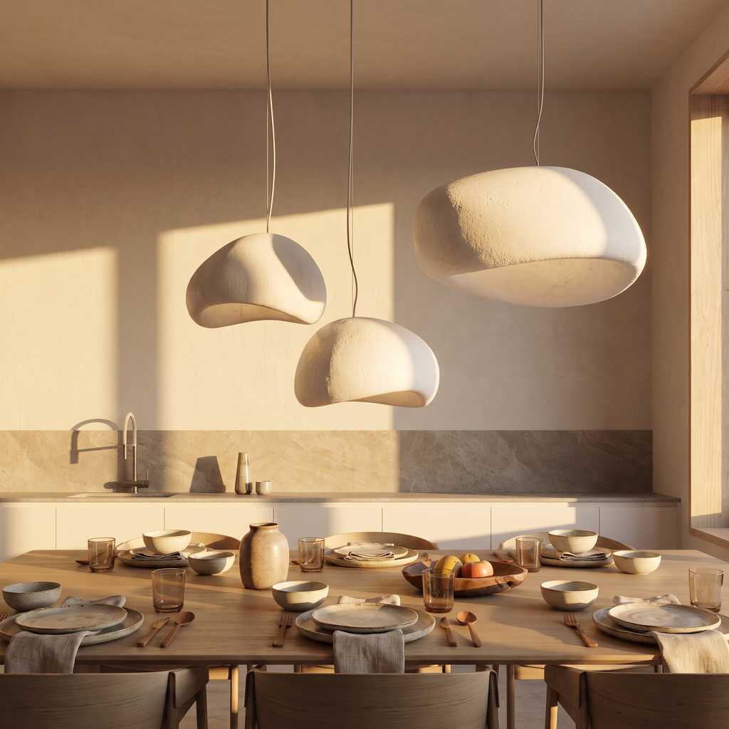 Nordic Wabi Sabi Pendant Lamps lifestyle